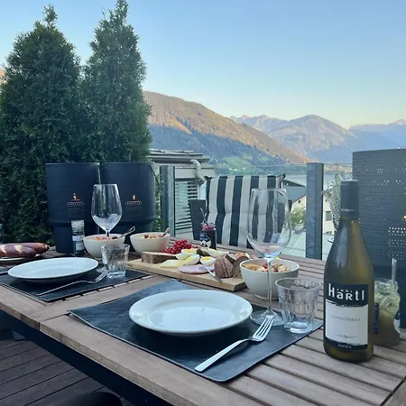 Penthouse Mountain And View, Terrace, Aircondition, Incl Summer Card Τσελ αμ Ζέε