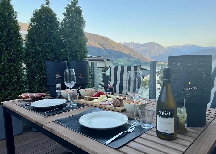 Penthouse Mountain And View, Terrace, Aircondition, Incl Summer Card Τσελ αμ Ζέε